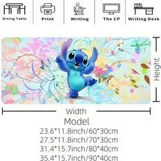 Temu Stitch Oversized Desk Mat Mouse Pad