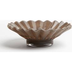Brown Bowls H&M Large Glass Brown Bowl
