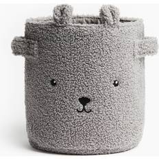 Grey Storage Baskets Kid's Room H&M Small Teddy Storage Basket Grey