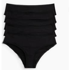 H&M 5er-Pack Baumwollhipster Damen - Schwarz