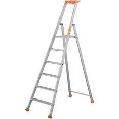 Sgabelli Tubesca-Comabi Step Mp Pro 6 Gradini Scaletta Aluminio
