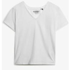 Silk T-shirts Superdry Studios Slub Short Sleeve T-Shirt - White