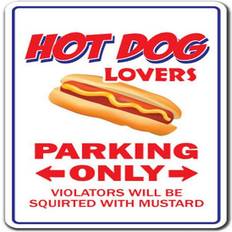 SignMission D-3.5-Z-Hot Dog Lovers 5 in