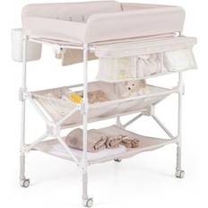 Pink Changing Tables Zoomie Kids Portable Changing Table Pink 104cm H