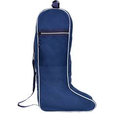 Equestrian Boot Bag - Navy/Grey