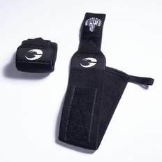 Hardcore Wrist Wraps 18 Inch Black White