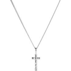 Emma Israelsson Halsband Emma Israelsson Organic Cross Necklace - Silver