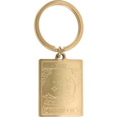 Lompakot ja Avaimenperät Something Different The Moon Tarot Vintage Keyring - Gold