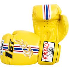 Yellow Gloves Yokkao Muay Thai First At The Race Boxing Gloves 16oz