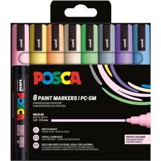 Posca Pennor Posca PC-5M 8 Pastellfärger Marker Sæt