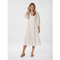 Neo Noir Rosa Klänningar Neo Noir Olana Flower Dress Dam Midiklänningar - Light Pink