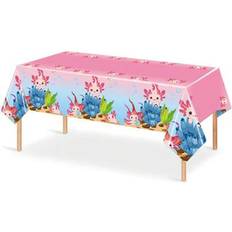 Table Cloths Shein Axolotl Party Birthday Decoration Pink Tablecloth