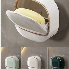 Bathroom Accessories Shein Luxury Waterproof Soap Holder With Drain Tray