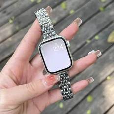 Shein Women's Girl's Silver Slim Stainless Steel Band