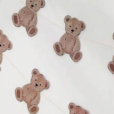 Brown Party Decorations Shein Retro Small Bear Flag Party Decoration