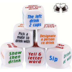 5pcs Drinking Dice Game Cubes