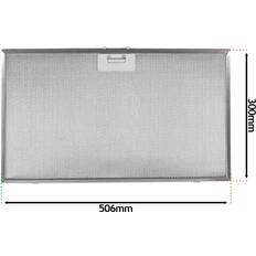 White Goods Accessories Spares2Go Grease Filter Metal Bosch Cooker Hood 506 x 300mm DWB063451