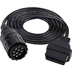 Bilvård & Fordonstillbehör Qiilu Diagnostics 2 10 Stifts 16 Stifts Diagnostic Cable Contact