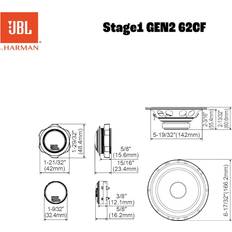 JBL Båt- & Bilhögtalare JBL 640W Total 2Way 6.5 Inch Car Door