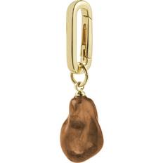 Pilgrim Charms & Vedhæng Pilgrim Charm Organic Vedhæng Guld - Brun