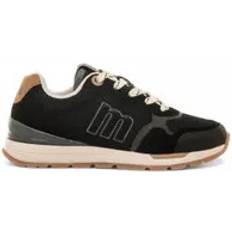 Beige Sneakers mtng Träningsskor Compact Tyg Karta Nyckelband - Svart Beige