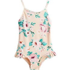 Badeanzüge H&M Printed Swimsuit - Light Peach/Floral (1289285001)