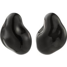 Svarta Örhängen Pilgrim Lian Earrings Silver Plated Black