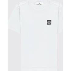 Stone Island Drenge T-shirts Stone Island Junior Plain Cotton Badge T-Shirt - Blue