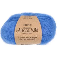 Drops Design Brushed Alpaca Silk Uni Colour Koboltblå 140m