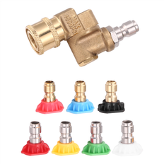 Pressure Washers & Power Washers Torribaly Universal Power Pressure Washer Nozzle Tips