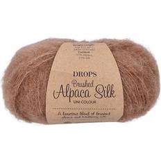 Drops Design Brushed Alpaca Silk Uni Colour Mandel 140m