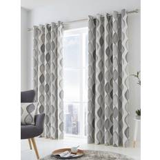 Curtains & Accessories Fusion Lennox Grey 117x183cm