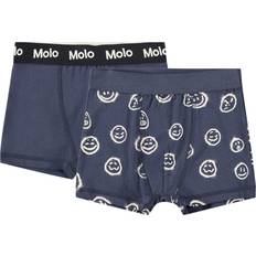 Molo Boxershorts Molo Justin 2-Pak Boxershorts Moods Blue 92 98 cm - Blå
