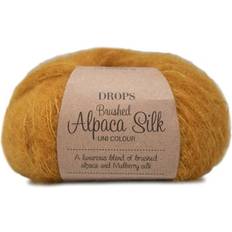 Drops Design Brushed Alpaca Silk Uni Colour Curry 140m