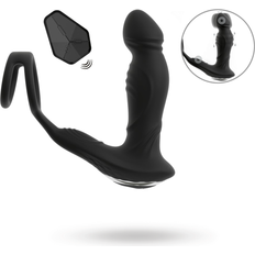 Prostata stimulatorer Rebel RC Vibrating Prostate Plug Black