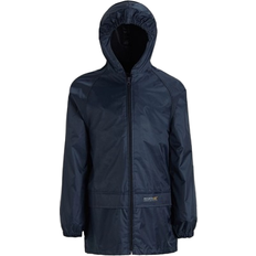 Elastic Cuffs - Soft Shell Jackets Regatta Kids Stormbreak Waterproof Jacket - Navy Blue (W908_540)