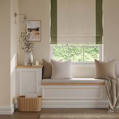 Plastic Roman Blinds Dunelm Luna Bordered Blackout 183x137cm
