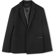 Blazers Givenchy Black Jacket For Boy With Logo - Black