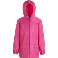 Elastic Cuffs - Soft Shell Jackets Regatta Kids Stormbreak Waterproof Jacket - Pink (W908_5AR)