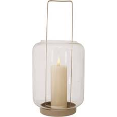 Sinnerup Sia Glass Large Beige/Transparent Lanterne 36.5cm