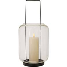Sinnerup Sia Glass Large Black/Transparent Lanterne 36.5cm