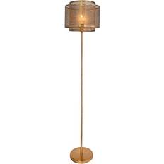 By Rydéns Hermine Matt Brass Floor Lamp 157cm
