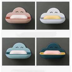 Bathroom Accessories Kikidex 4 Pices Porte-Savons Double Couche