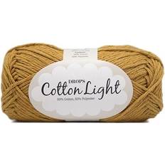 Drops Design Cotton Light Uni Colour Sennep 105m