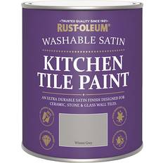 Kitchen tile paint Rust-Oleum Kitchen Tile Wall Paint Winter Grey 0.75L