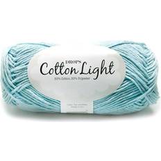 Drops Design Cotton Light Uni Colour Isblå 105m