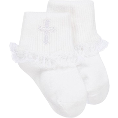 Childrensalon Baby Christening Socks - White