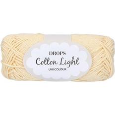 Drops Design Cotton Light Uni Colour Vanilj 105m
