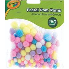 Pom Poms Crayola Pastel Pom Poms Pack 180