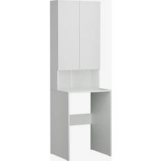Platan Room Waschmaschinenschrank 120 cm 210 cm Weiß Anthrazit